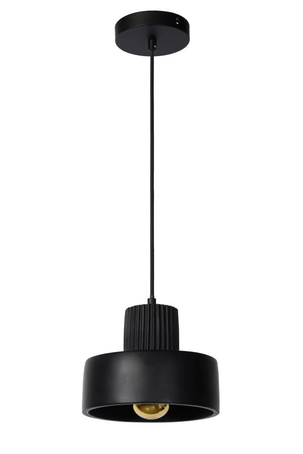 Lucide OPHELIA - Pendant light - Ø 20 cm - 1xE27 - Black - off